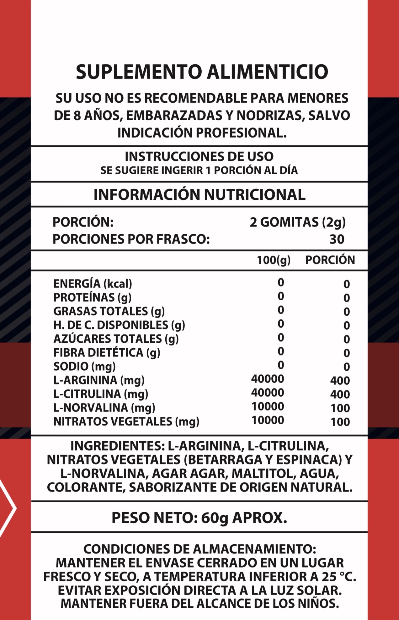 GOMITAS OXIDO NITRICO - Imagen 4